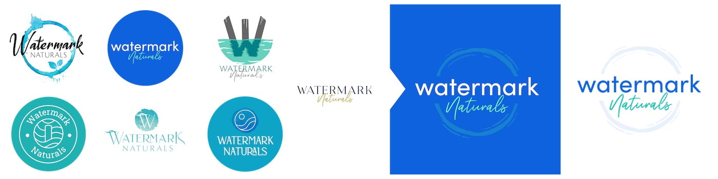 Watermark Logo Progression Watermark Logo Progression